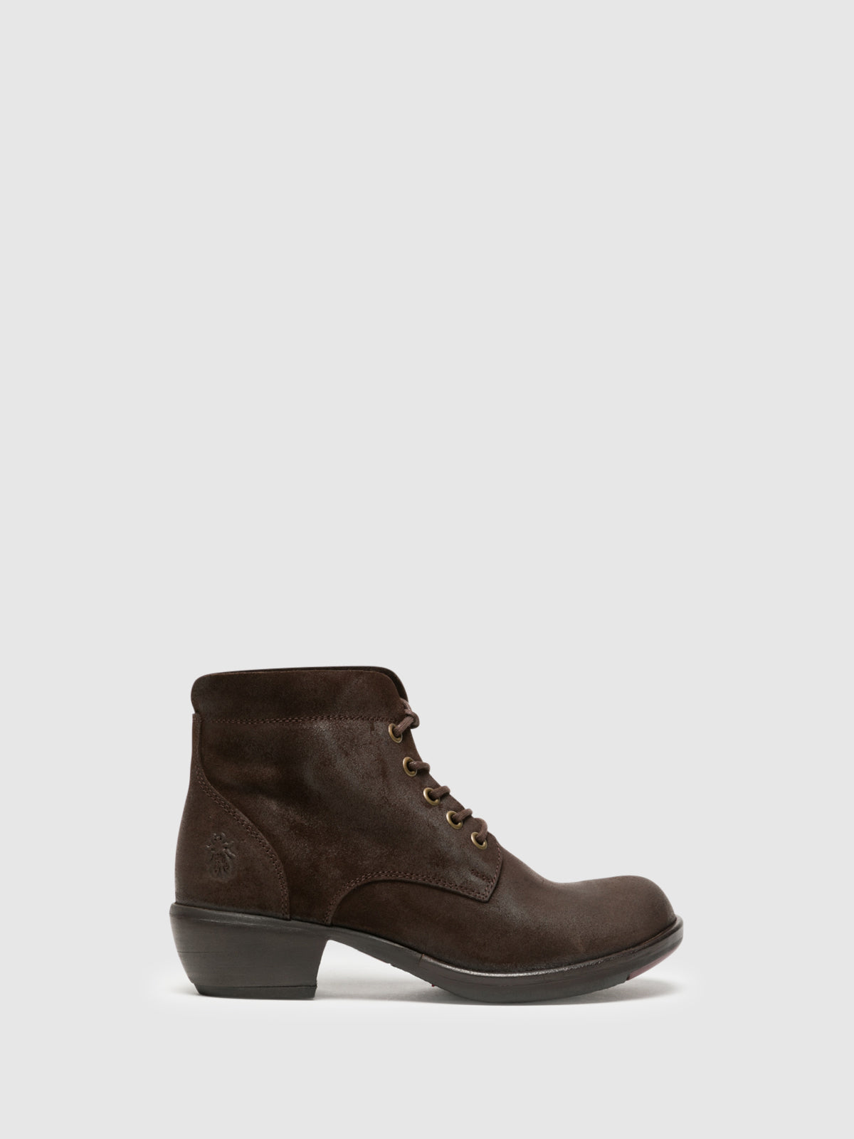 Fly London Brown Lace-up Ankle Boots